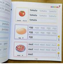 2 Packs English Picture Books - ABC Writing Practice Workbooks, Handwriting Practice For Preschool Children, Early Education Writing Primer - Multicolor - View 3