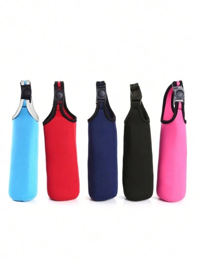 Portable Water Bottle Sling Case Bag With Strap Bag Pouch Insulated Holder Protect For Running Camping  Hiking Energy Drinks