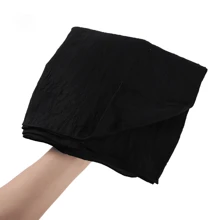 1pc Soft And Breathable Natural Wrinkled Long Scarf, Thin Stripe Pleated Solid Color Head Wrap Shawl,Abaya Accessories, Suitable For Women Headband Soft Hijab Women Veil - Multicolor - View 14