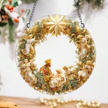 1PC 15CM pandantiv decorativ acrilic transparent model Iisus sufragerie dormitor verandă decorarea peretelui casei - Multicolor - Vizualizare 11