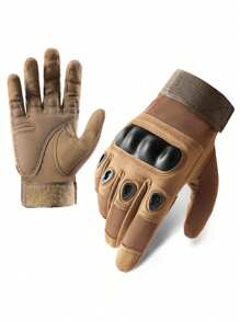 1 Pair Tactical Gloves Military Paintball Shooting Airsoft Antiskid  Mittens Outdoor Full Finger Sports Gloves Motorcycle Gloves