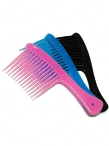 1 pezzo/3 pezzi Pettine a denti larghi, Spazzola per capelli in resina antistatica, Pettine a forchetta a denti lunghi, Strumento professionale per parrucchieri per colorazione e styling dei capelli, Adatto a tutti i tipi di capelli, Ottimo per capelli spessi, lisci e ricci, Spazzola per capelli, Pettine, Accessori per capelli, Prodotti per capelli e accessori per barbieri, Essenziali da viaggio per la bellezza, Ritorno a scuola, Essenziali per le vacanze, Accessori per capelli da donna, Spazzola, Spazzole per capelli, Spazzola per bordi, Spazzolare i capelli, Pettine per capelli, Pettinare i capelli, Spazzola districante, Spazzola a sfera, Mini spazzola per capelli, Set di spazzole per capelli, Pettine in legno, Spazzola per capelli, Spazzola, Pettine, Spazzola per capelli lisci, Spazzola per capelli, Spazzola per bordi, Spazzolare i capelli, Pettine per capelli, Set di spazzole per capelli, Pettinare i capelli, Mini spazzola per capelli, Spazzola districante - Multicolore - Visualizzare 1