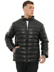 Men Jackets & Coats - 黑色 - 查看 5