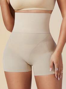1pc Women High Waist Firm Control Body Shaper Tummy Shaper Butt Lifter, Leg Slimmer Briefs