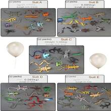 Realistic Insect, Reptile & Amphibian Toy Set, Including Cockroach, Fly, Frog, Snake, Grasshopper, Centipede, Ant, Mantis, Slug, Lizard, Chameleon - Educational & Fun Gift For Kids Room Decoration - Multicolor - View 7