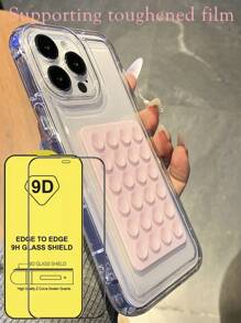 3D Suction Cup Airbag Phone Protective Case Compatible With Apple - Multicolor - View 3