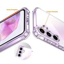 Capa Capinha Case e Película de Vidro 3d Compatível com Samsung Galaxy A35 5G 6.5" - Visão 6