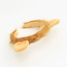 1 Peça Tiara de Orelha de Leão Fofa Acessório de Cabelo Criativo Novidade Super Adorável de Desenho Animado para Adultos, Adereço para Fotos