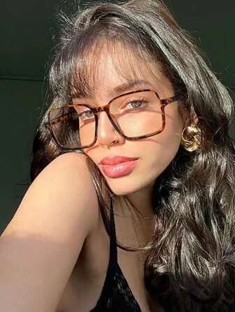 1/2/3 件女士亚克力波西米亚风格大方框时尚轻便眼镜，适合日常阅读和工作通勤，适合夏季海滩度假、户外、旅行