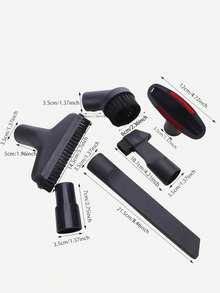 6入組35mm通用吸塵器刷頭刷頭清潔工具，吸塵器附件裂縫工具刷頭，吸塵器替換零件 - 黑色 - 查看 2