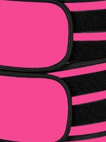 Neoprene Waist Trainer For Women Slimming Body Shaper Waist Trimmer Cincher Sweat Belt Sports Fitness Double Belt Steel Bone Corset Adjustable Three-Row Buckle