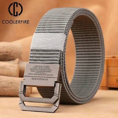 Men's Belt Nylon Woven Military Canvas Casual Fashion Designer Luxury Cowboy Waist Belt For Jeans/HB009 Summer, School Casual, Business, Boyfriend Husband Father Dad Men Gift, Daily Wear, Fashion, Teen, Outdoor, Vacation, Athletic, Travel, Street, Boho, Vintage Fall, Autumn, Halloween Autumn-Winter Accessories,Suitable For Teens, Youth,Men,Casual, Outdoor, Athletic, Vacation, Graduation Gifts, Birthday, Daily Wear
