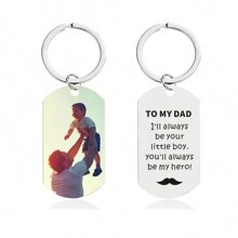 1 PC Picture Customization Personalized Gift, Customized Keychain, Gift For Father, Mother, Boyfriend, Girlfriend, Teacher