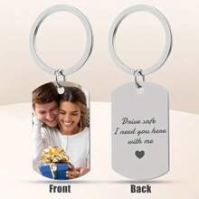 1 PC Picture Customization Personalized Gift, Customized Keychain, Gift For Father, Mother, Boyfriend, Girlfriend, Teacher