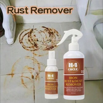 H4Cacle Household Rust Cleaner Tile Toilet Floor Faucet Yellow Rust Removal Cleaner Car Iron Powder Rust Remover,Kitchen,Bathroom,Home,Household Supplies