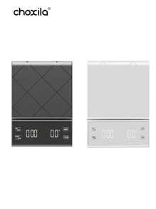 choxila 1pc Electronic Coffee Scale With Timer, 3kg/0.1g High Precision Espresso Coffee Scale With LCD Display, USB/Battery Powered, Kitchen Scale For Pour Over Coffee, Tea, Jewelry (Batteries Not Included), Essential For Back To School - Coffee Scale - View 7