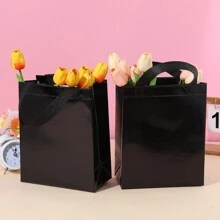 12 个不同颜色的可重复使用礼品袋，闪亮无纺布，带手柄的防水激光购物袋，适合伴娘、派对礼品袋、礼品袋，最适合廉价销售、圣诞节 - 彩色 - 查看 20