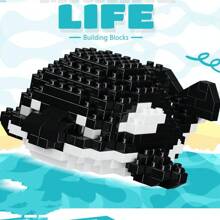 Tiny Particle Toy Building Block Set Plastic Ocean Creatures Series, Suitable For Festivals, Birthdays, And School Openings. Fun Pet Blocks, Interesting Mini-Challenging Blocks, Exercise Hands-On Skills, Building Block Set, DIY Creative Home Decor And Room Decoration Toy, Educational Science Toy, Adult Building Block Set Gift, Suitable For Festive Gifts, Birthday Gifts, New Year's, Chinese New Year, Valentine's Day, Easter, Mother's Day, Father's Day, Friends' Gifts Room Decoration