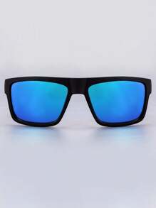 3 Pairs Unisex Square Colorful Decorative Glasses, Fashionable For Daily, Sports, Driving, Etc. - Multicolor - View 6