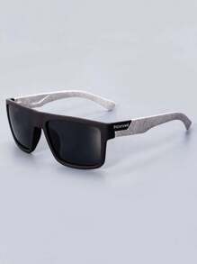 3 Pairs Unisex Square Colorful Decorative Glasses, Fashionable For Daily, Sports, Driving, Etc. - Multicolor - View 5