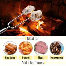 5 Packs/8 Pack/12Pack Marshmallow Toasting Forks, Toasting Forks Marshmallow Sticks Kit Extending Roaster Telescoping Marshmallow Toasting Kits Sticks For Camping,Picnic, Bonfire, Fireplace Fire Pit Accessories Random Color