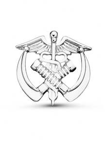 2入組水銀權杖劍形胸針，醫療首飾，適用於醫生、護士、證件夾、手提包、外套飾品，有兩種顏色可選 - 彩色 - 查看 5