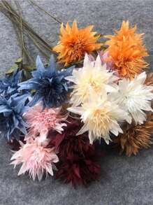 2Pcs Artificial Anemone Flower Wedding Decoration Decoration Living Room Display Floral Silk Cloth