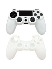 1 个 PS4 控制器硅胶保护套，防滑/防刮/防尘游戏外壳，柔软亲肤质地，提升游戏体验 - 彩色 - 查看 10