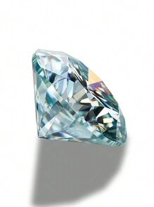 One High-End Mozambique Tourmaline Loose Diamond Round Shape Eight Hearts & Arrows VVS Clarity Unique High-Quality Jewelry, Customizable