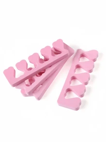 6/8/10 piezas Separadores de dedos de esponja para uñas, Limas de uñas con forma de corazón para aplicación de esmalte de uñas, Adecuado para uñas de manos y pies, Herramientas esenciales de cuidado de uñas para entusiastas de las uñas, Uñas de verano, Uñas rosas, Uñas cortas, Suministros para uñas, Herramientas para uñas, Herramientas de arte de uñas, Vuelta al colegio, Uñas, Herramientas para uñas postizas