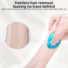 脱毛剃毛刷，多功能手动脱毛刷，手足脱毛，磨去老茧死皮，方便无创皮肤脱毛 - 彩色 - 查看 5