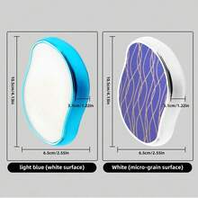 脱毛剃毛刷，多功能手动脱毛刷，手足脱毛，磨去老茧死皮，方便无创皮肤脱毛 - 彩色 - 查看 4