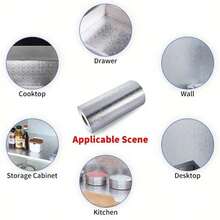 1 miếng dán tường chống thấm nước cho tường bếp, miếng dán giấy bạc tự dính, chống dầu mỡ, chống nước, dễ lắp đặt, thích hợp cho nhà bếp, phòng tắm, mặt bàn, tủ và trang trí nhà cửa, giấy dán tường chống thấm nước, dùng để trang trí phòng khách, trang trí ký túc xá, đồ dùng học tập cho ngày tựu trường, trang trí Halloween - Nhiều màu - Xem 9