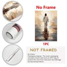 1入組帆布海報裝飾掛畫，易於安裝，是臥室客廳走廊的理想禮物，牆面藝術裝飾，適用於秋季裝飾，房間裝飾，附框裝飾 - 彩色 - 查看 4