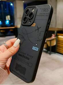 Funda de teléfono suave antideslizante con orificio de precisión y diseño de cubo mágico de avión, compatible con anti-caídas con orificio de precisión y pintura, adecuada para Galaxy S24, Galaxy 14, Galaxy 24, Galaxy 54, Galaxy A34, Galaxy A35, Galaxy A55, Galaxy A05, adecuada para Xiami 12, Xiami11, Redmi Note11/Xiami 11 Lite, Redmi 10, Redmi 9, Redmi 8, funda de teléfono anti-caída de la serie Redmi