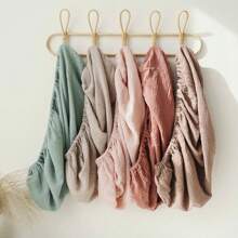 2 paquetes de Funda de colchoneta de cambio de pañales de muselina, Cubiertas de mesa cambiadora de bebé, Cubiertas de mesa cambiadora de muselina para niños y niñas, se ajusta a tamaño estándar de almohadillas de cambio, 32"X16"X4", Regalos y decoraciones para baby shower