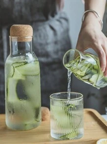 1 件玻璃香料罐，简易厨房储物罐，食品调味密封罐，家用茶/盐/糖罐 - 無色 - 查看 5