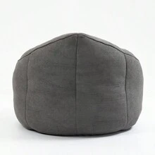 Bedding Bean Bag Sofa Chair High Pressure Foam Bean Bag Chair Adult Material With Padded Foam Padding Compressed Bean Bag With Footrest - 灰色+超細纖維 - 查看 12