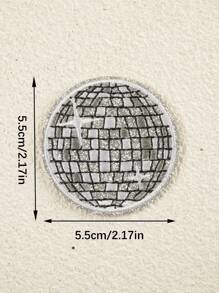 2pcs/Set Embroidered Planet Patch Appliques, DIY Decoration For Clothes, Bags, Shoes, Phone Cases, Etc. - Multicolor - View 3