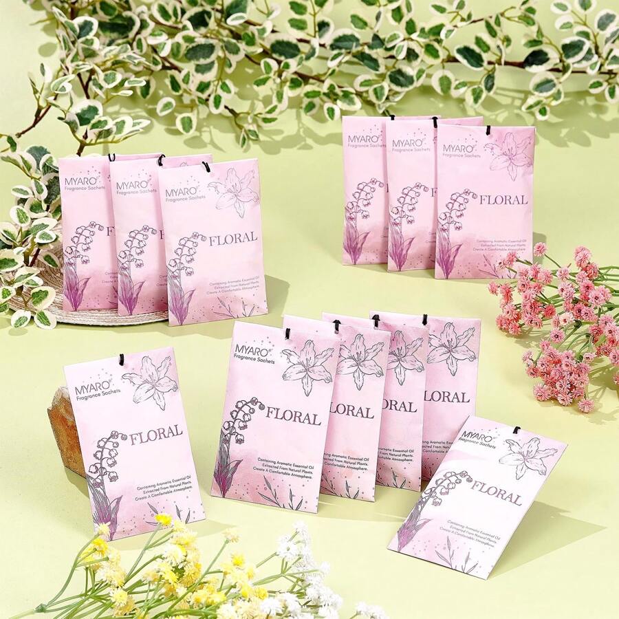 Sachets Scented For Closet And Drawer, 12 PCS LongLasting Sachets Bags
