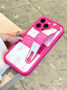 Minimalist Vintage Floral Perforated Shockproof Phone Case For Apple