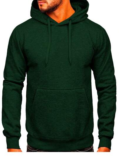 Shendy Vendy Sudaderas para Hombre con Capucha y Cordones, Con Forro Térmico Ropa Casual Hombre Sudadera Termica con Bolsillo de Canguro Color de Moda