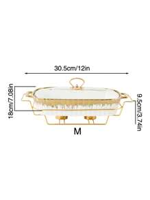 1 套/3 套陶瓷盘子，适用于餐厅、客厅、厨房、烤箱菜肴、砂锅、汤锅、炊具、面包、火鸡、奶酪、披萨、户外、婚礼、派对、礼物、生日、感恩节礼物、丰收节、家庭晚餐 - 彩色 - 查看 13