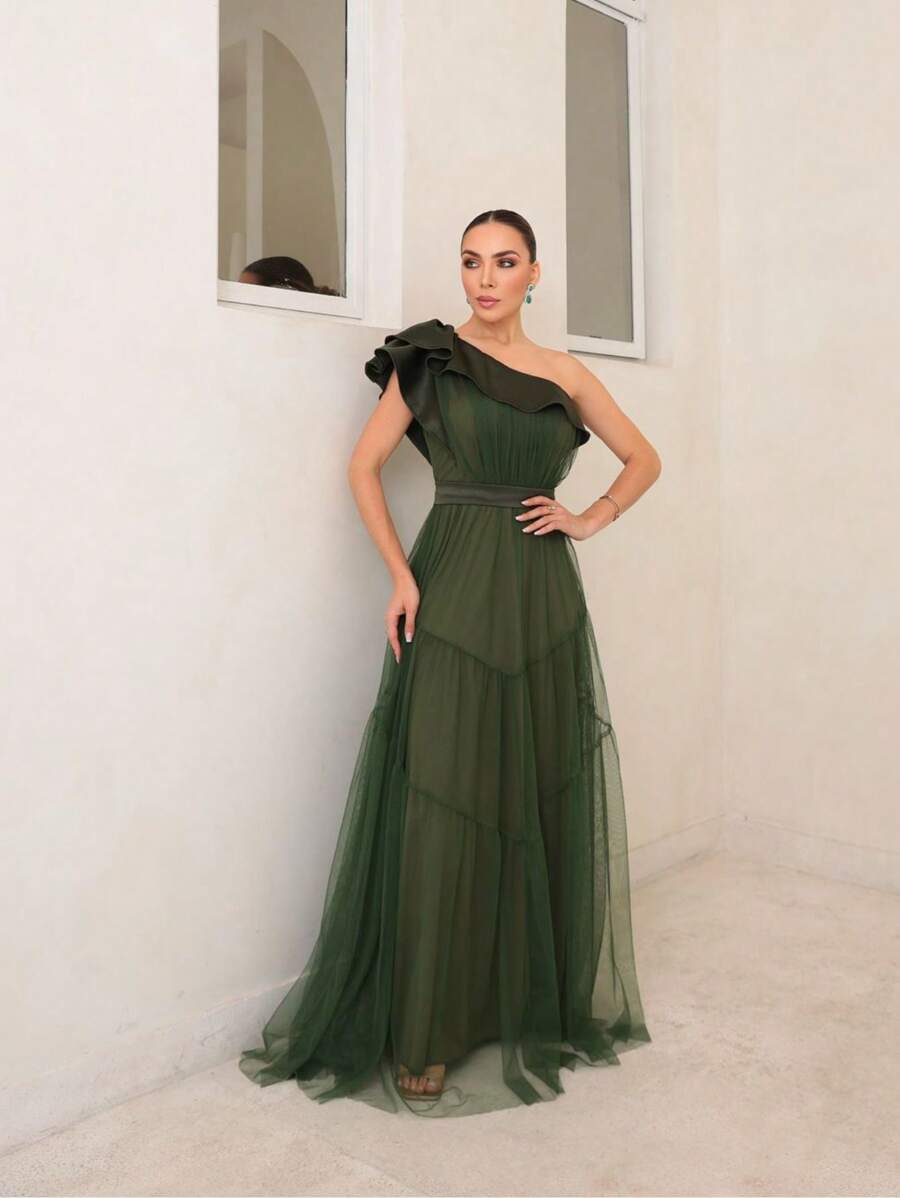 Bridesmaid Dresses - 橄欖綠 - 查看 1