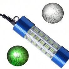 JTUUWRAP 1pc High Power 150W LED Underwater Fishing Light For Fishing Boat, Squid And Fish Attracting, Waterproof - Multicolor - View 4