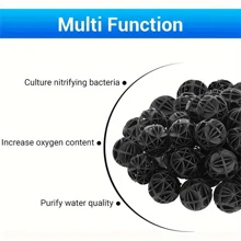 10/30 Chiếc Bể Cá Sinh Hóa Bóng Bể Cá Chất Liệu Lọc Bể Cá Sinh Hóa Lọc, Lọc Nước Sạch - màu đen - Xem 5