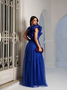 Bridesmaid Dresses - Xanh đậm - Xem 2