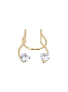 1pc Fashionable Stainless Steel Cone Shaped U Divider Fake Nose Ring Horseshoe Hoop Clip Jewelry - Multicolor - View 23