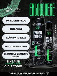 Kit Masculino Enlouquece Apinil (Sabonete Íntimo + Perfume de Cueca) - Preto - Visão 2