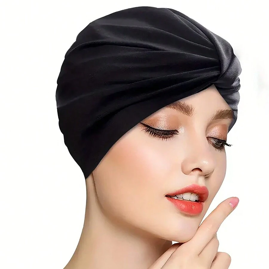1pc Anti-Slip Swimming Cap For Long, Curly, Thick Hair And Braids - Perfect For Beach And Pool With Flexible Fit, Beach Essentials, Beach Accessories, Pool Float